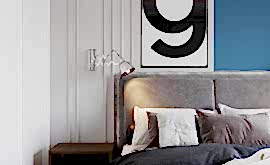 Дизайн интерьера 4-комнатной квартиры 110 кв.м. по адресу г. Алматы, ул. Лобачевского, д. 118, к. 2. Фото 3