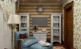 Дизайн интерьера деревянного дома 190 кв.м. по адресу Тверская область, СНТ 