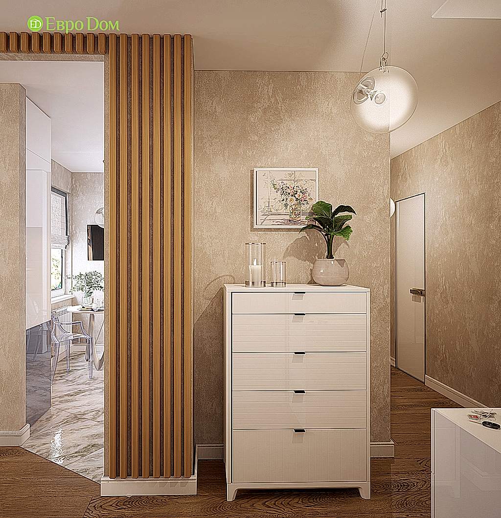 Дизайн двухкомнатной квартиры 70 кв. м в современном стиле. Фото 08