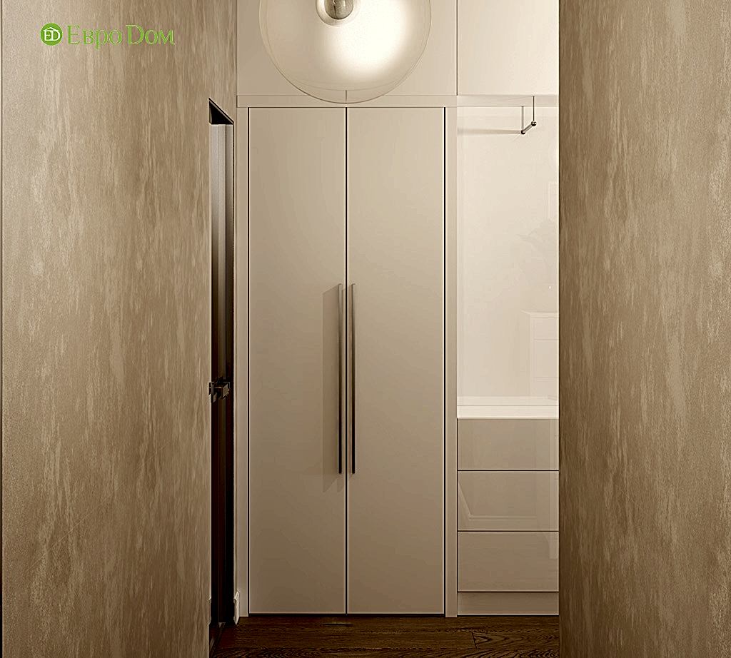 Дизайн двухкомнатной квартиры 70 кв. м в современном стиле. Фото 010