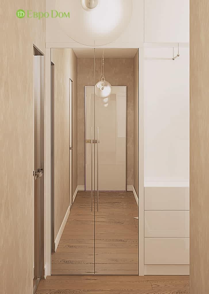 Дизайн двухкомнатной квартиры 70 кв. м в современном стиле. Фото 011