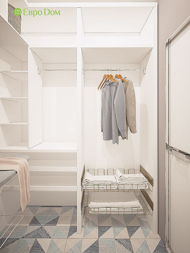 Дизайн двухкомнатной квартиры 70 кв. м в современном стиле. Фото 015