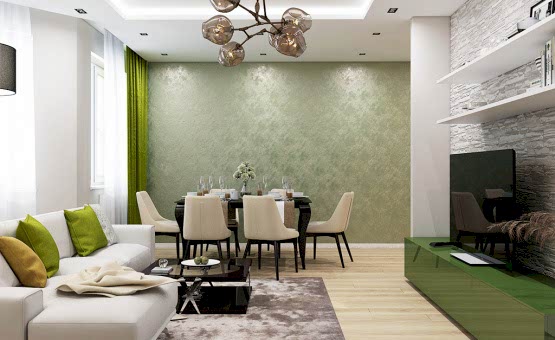 Дизайн интерьера 3-комнатной квартиры
