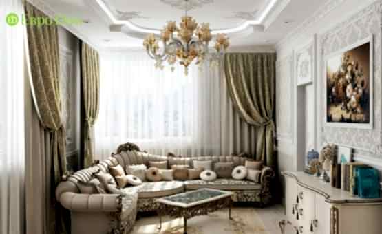 Дизайн интерьера 3-комнатной квартиры