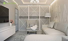 Дизайн интерьера 4-комнатной квартиры 104 кв.м. по адресу г. Алматы, Мичуринский проспект, д. 35. Фото 4