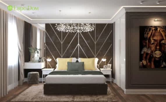 Дизайн четырехкомнатной квартиры 115 кв. м в стиле неоклассика. Фото проекта