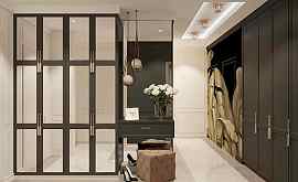 Дизайн интерьера 4-комнатной квартиры 114 кв.м. по адресу г. Алматы, ул. Озерная, д. 9, ЖК О7. Фото 2