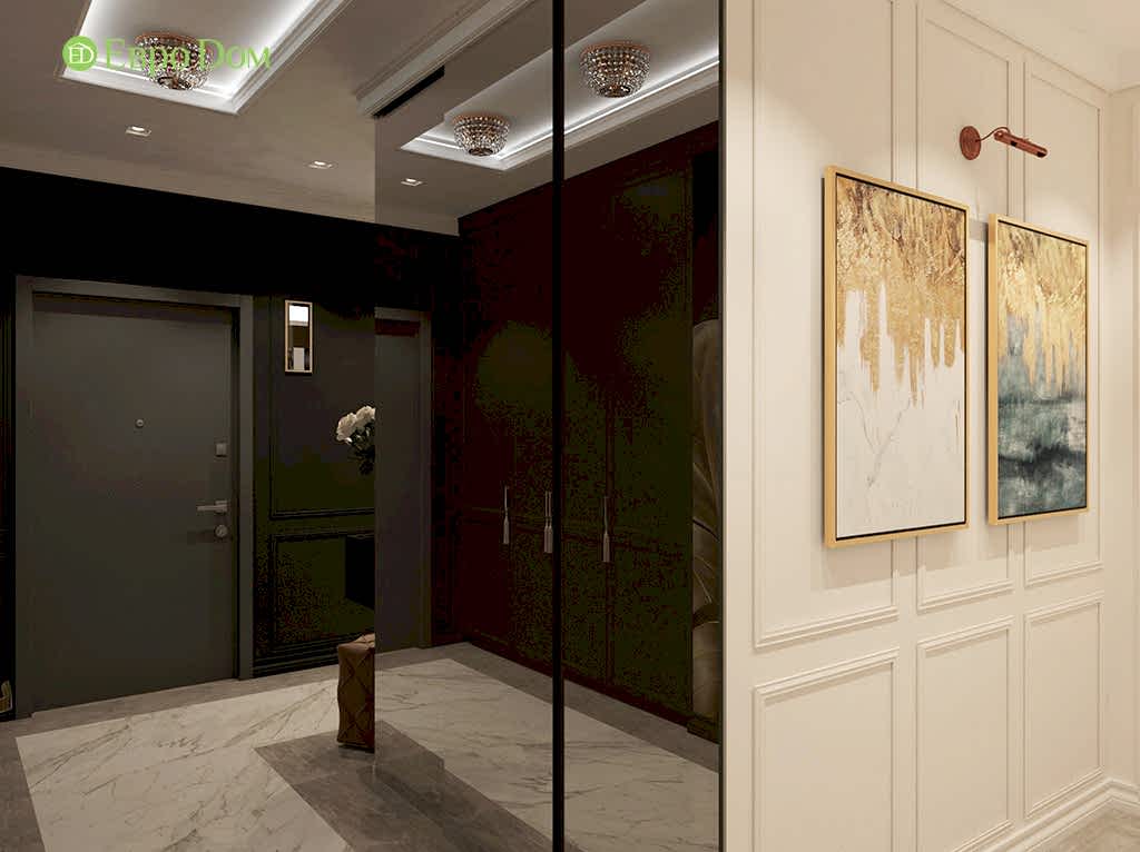 Дизайн четырехкомнатной квартиры 115 м2 в стиле неоклассика. Фото 010