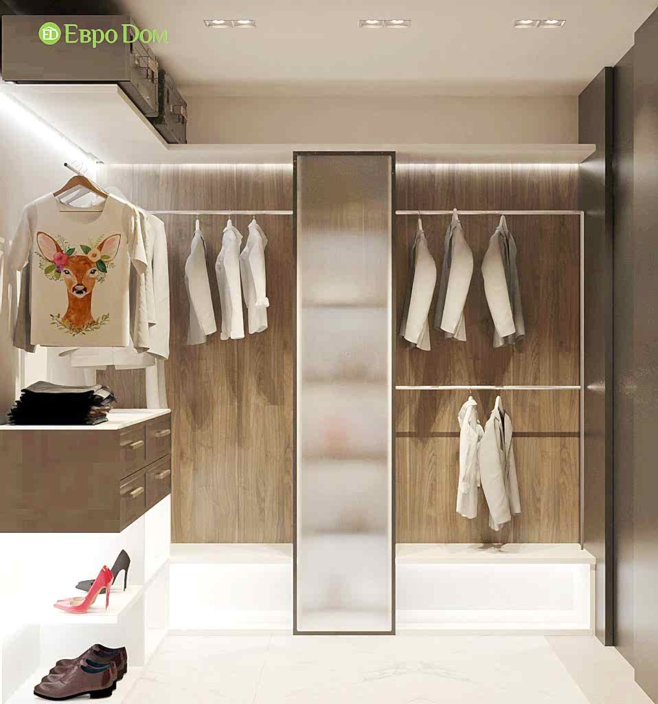 Дизайн четырехкомнатной квартиры 115 м2 в стиле неоклассика. Фото 020