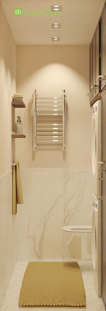 Дизайн четырехкомнатной квартиры 115 м2 в стиле неоклассика. Фото 022