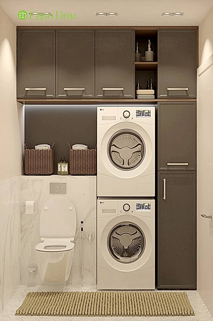 Дизайн четырехкомнатной квартиры 115 м2 в стиле неоклассика. Фото 023