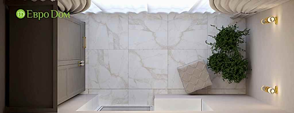 Дизайн четырехкомнатной квартиры 115 м2 в стиле неоклассика. Фото 024