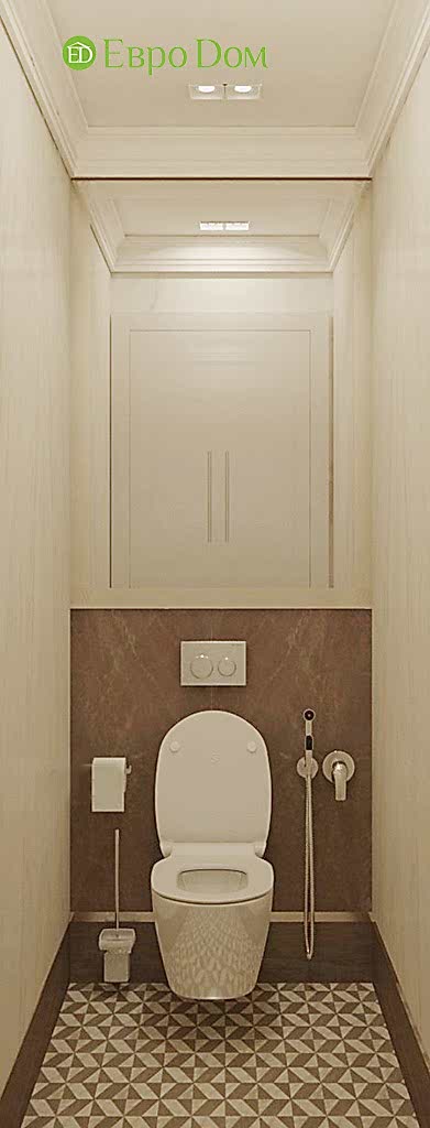 Дизайн четырехкомнатной квартиры 115 м2 в стиле неоклассика. Фото 027