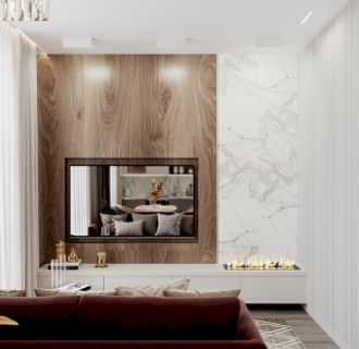 Дизайн трехкомнатной квартиры 95 кв. м в стиле неоклассика. Фото проекта