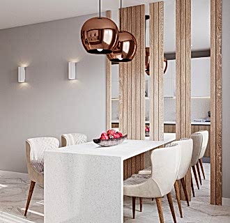 Дизайн интерьера 2-комнатной квартиры 63 кв. м в современном стиле. Фото проекта