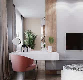 Дизайн интерьера 2-комнатной квартиры 63 кв. м в современном стиле. Фото проекта