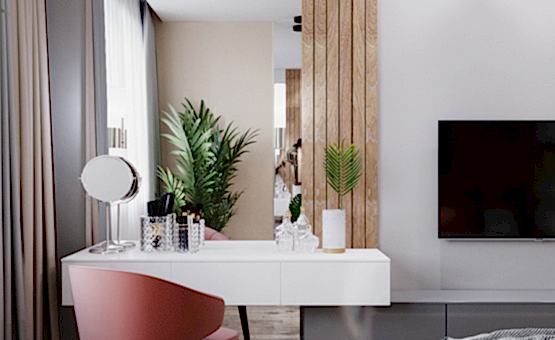 Дизайн интерьера 2-комнатной квартиры 63 кв.м. по адресу МО, Балашиха,  ул. Демин Луг, д. 4. Фото 3